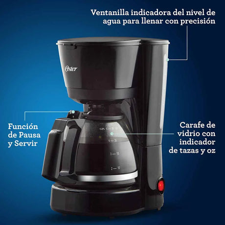 Coffee Maker Eléctrico 5 Tazas Oster (BVSTDC05) yapcr.com Costa Rica