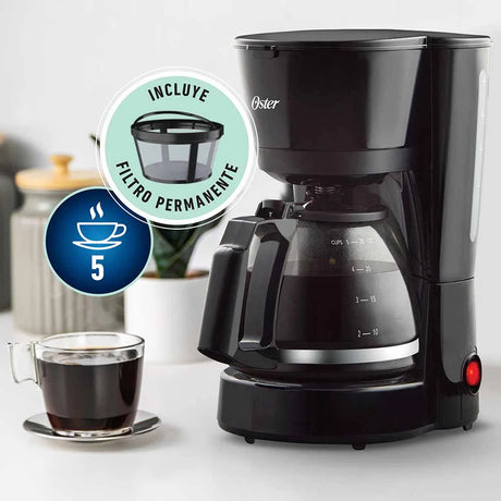 Coffee Maker Eléctrico 5 Tazas Oster (BVSTDC05) yapcr.com Costa Rica