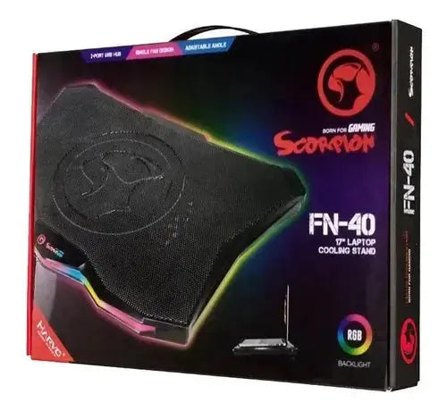 Base Enfriadora para Laptop Línea Scorpion RGB Marvo (FN-40)