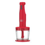 Batidora de Inmersión 3 en 1 Black+Decker Roja (HB2800-RLA) yapcr.com Costa Rica