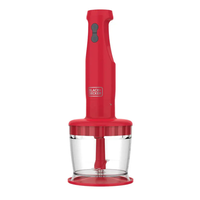 Batidora de Inmersión 3 en 1 Black+Decker Roja (HB2800-RLA) yapcr.com Costa Rica