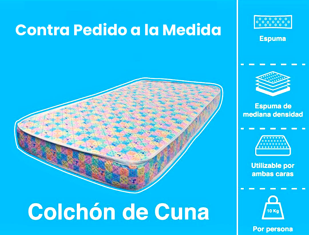 Colchón de Cuna para Niños Medida Especial por Encargo (Leer Descripción) yapcr.com Costa Rica