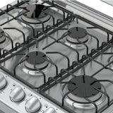 Cocina de Gas 30" Acero Inoxidable 6 Quemadores Whirlpool (LWF7419D) yapcr.com Costa Rica