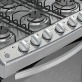 Cocina de Gas 30" Acero Inoxidable 6 Quemadores Whirlpool (LWF7419D) yapcr.com Costa Rica