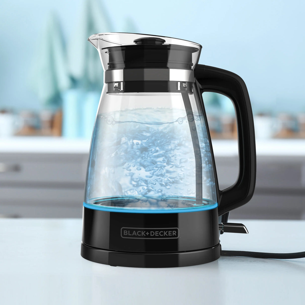 Cafetera Eléctrica Inalámbrica LED 1.7 Litros Black+Decker (KE7000B-LA) yapcr.com Costa Rica