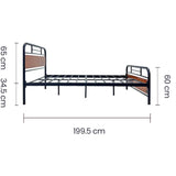 Cama Metal Madera Matrimonial Tokoa (CA-1700) yapcr.com Costa Rica