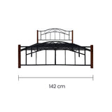 Cama Metal Madera Matrimonial Tokoa (CA-1704) yapcr.com Costa Rica