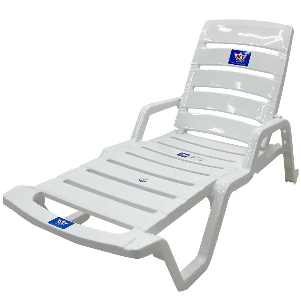 Cama Soleadora Plástica Blanca Reyplast (CEX010000) yapcr.com Costa Rica