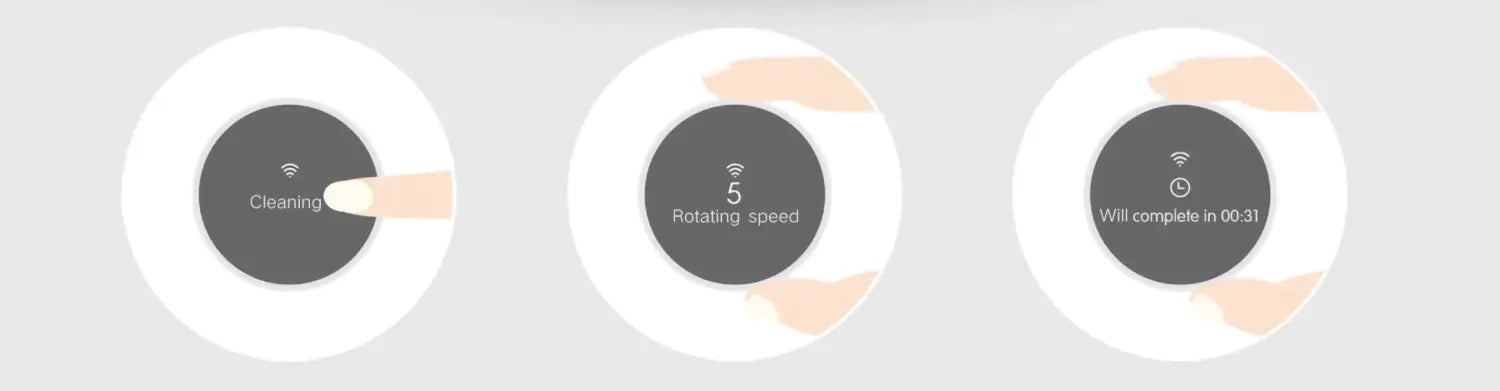 Indicadores de progreso circulares en la Licuadora Inteligente Xiaomi Smart Blender.