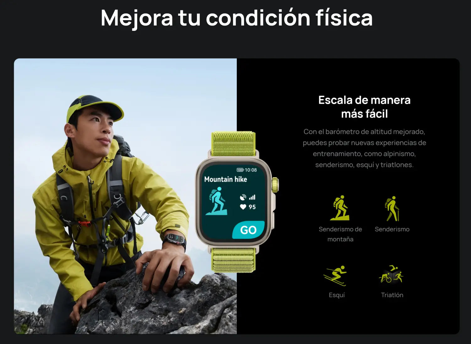 Reloj inteligente Huawei Watch Fit 4 Pro Azul con seguimiento de fitness y salud