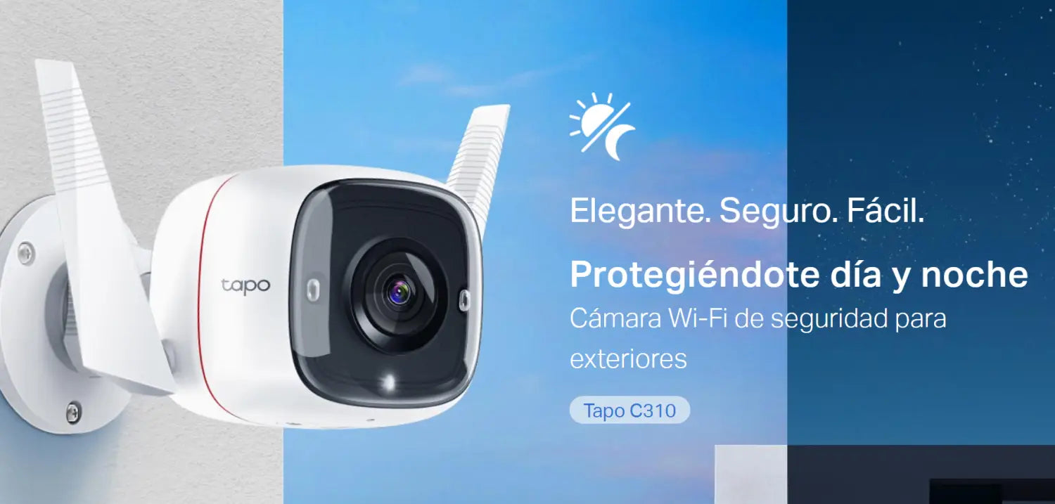 Cámara de Seguridad Inteligente Wi-Fi para Exteriores TP-Link Tapo C310, segura en Costa Rica.