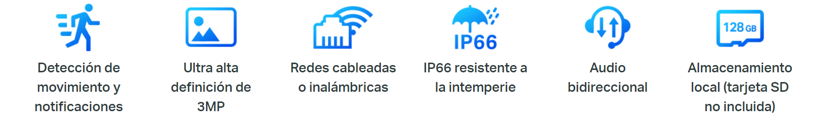 Características de la Cámara de Seguridad Inteligente Wi-Fi TP-Link Tapo C310 en Costa Rica.