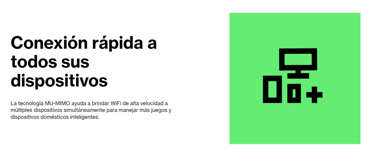 Publicidad de conectividad inalámbrica para Router Inalámbrico WiFi 5 Linksys AC1200 Doble Banda.