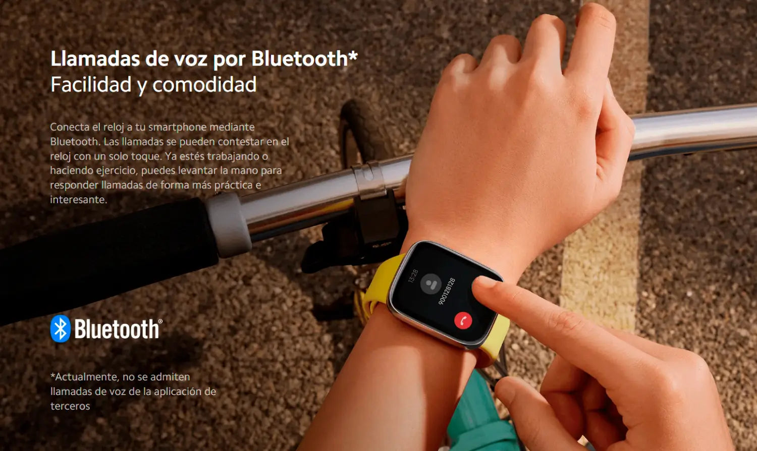 Reloj Inteligente Xiaomi Redmi Watch 3 Active Negro con pantalla grande en Costa Rica