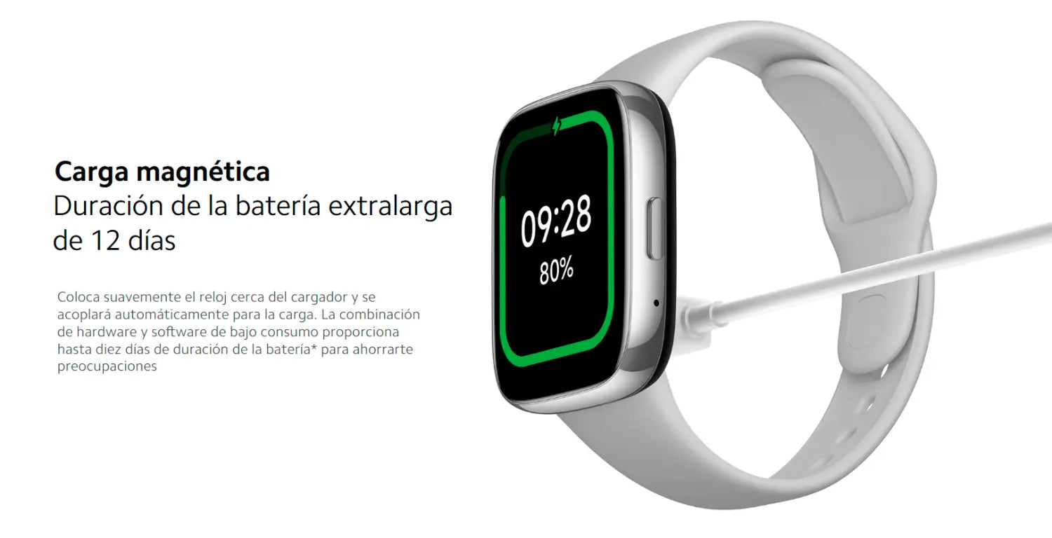 Carga del Reloj Inteligente Xiaomi Redmi Watch 3 Active Negro en Costa Rica.