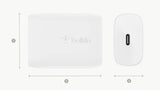 Cargador de Pared USB-C de 20W Blanco Belkin (WCA003dqWH)