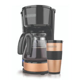 Coffee Maker 5 Tazas 4 en 1 Black+Decker CM0755S Negro/Cobre