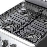 Cocina de Gas 20" 4 Quemadores Acros (NAW1001S) yapcr.com Costa Rica