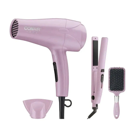 Combo Secador + Alisador + Cepillo para Cabello Conair (CB220PP3LES) yapcr.com Costa Rica