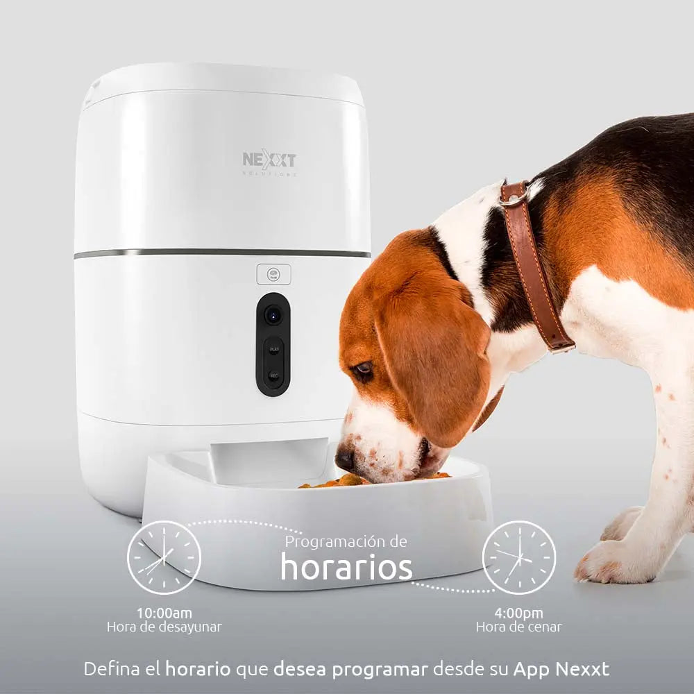 Dispensador Inteligente de Alimento con Cámara para Mascotas Nexxt (NHA-P610)