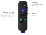 Dispositivo de Streaming 4K Roku Streaming Stick +