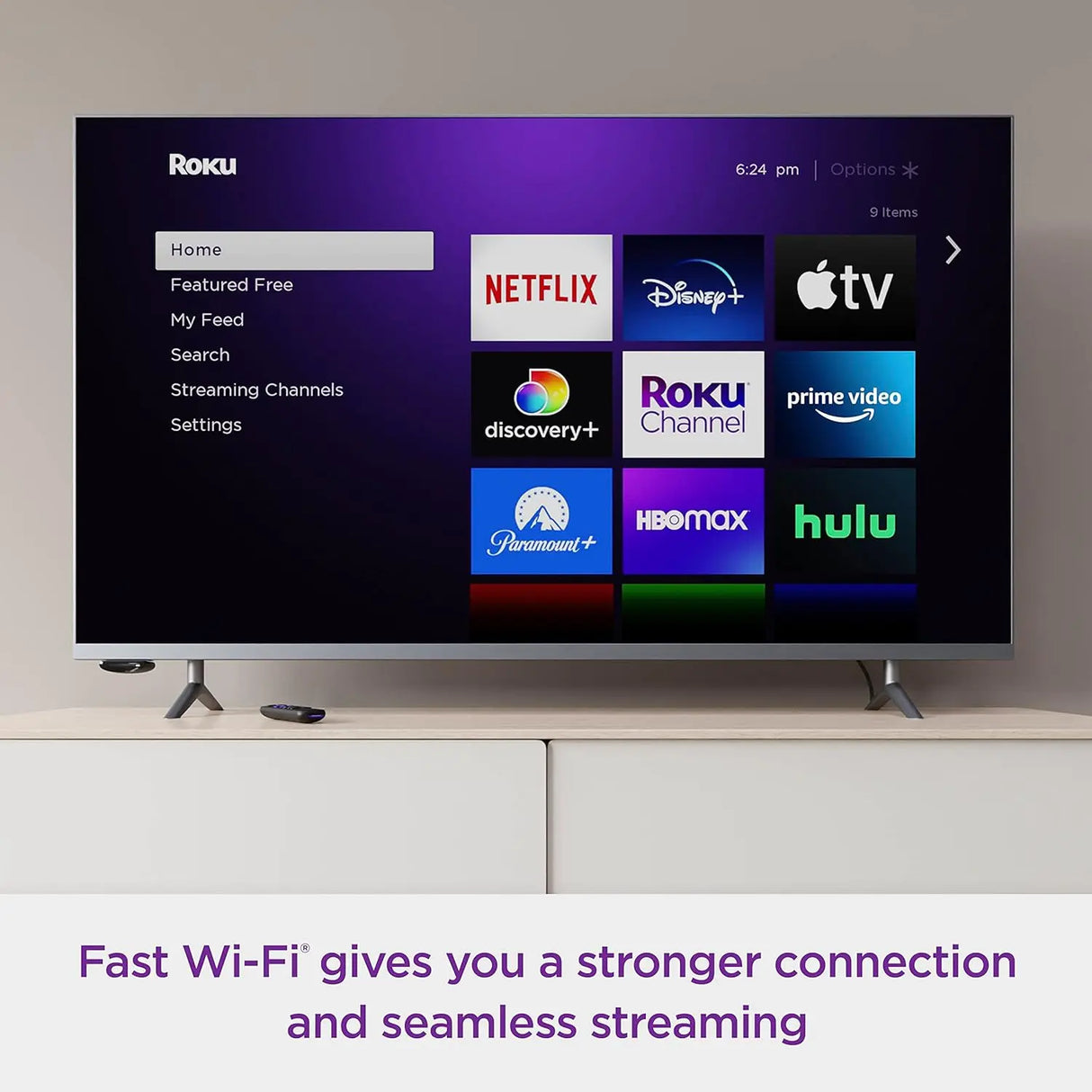 Dispositivo de Streaming Roku Express 4K+ Negro (3941R2) yapcr.com Costa Rica