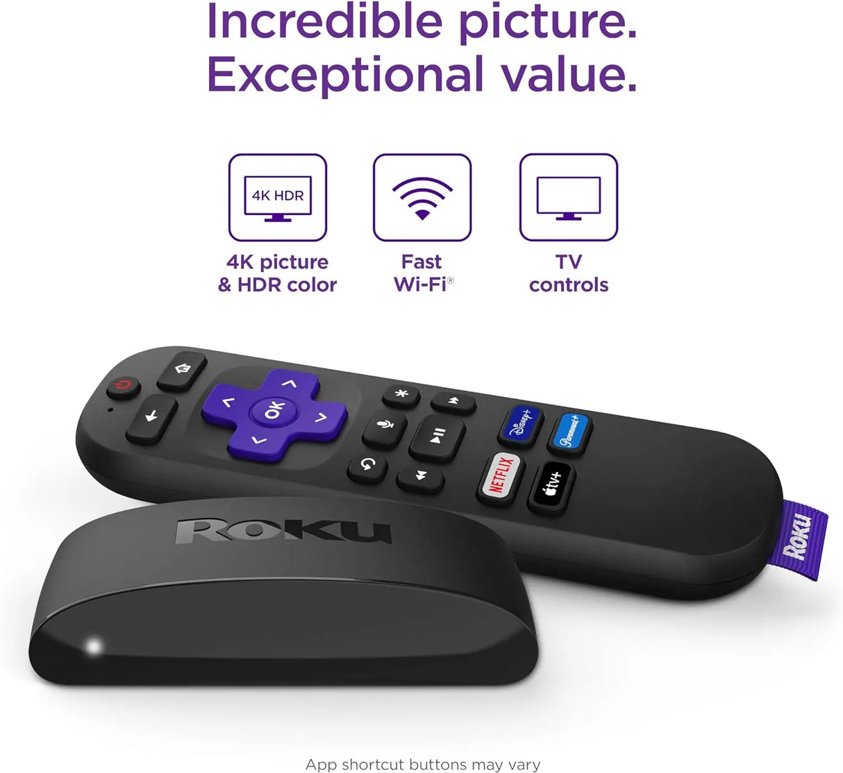 Dispositivo de Streaming Roku Express 4K+ Negro (3941R2) yapcr.com Costa Rica