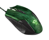 Duo Gaming Mouse + Mouse Pad Trust GXT 781 Rixa Camo Verde (23611)