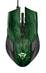 Duo Gaming Mouse + Mouse Pad Trust GXT 781 Rixa Camo Verde (23611)