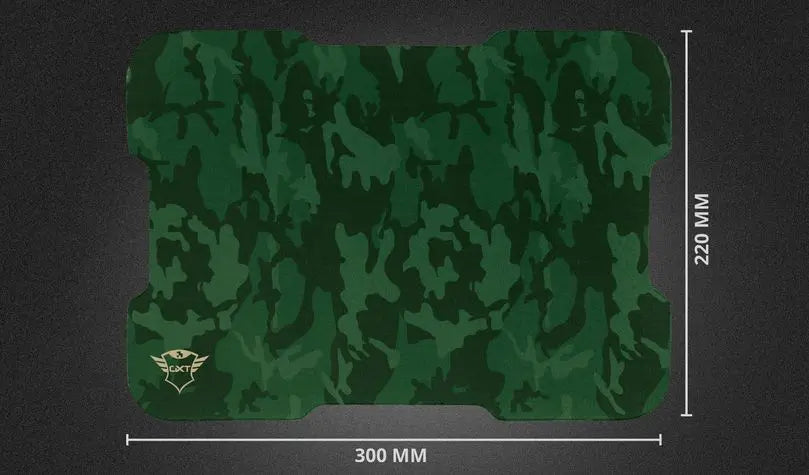 Duo Gaming Mouse + Mouse Pad Trust GXT 781 Rixa Camo Verde (23611)