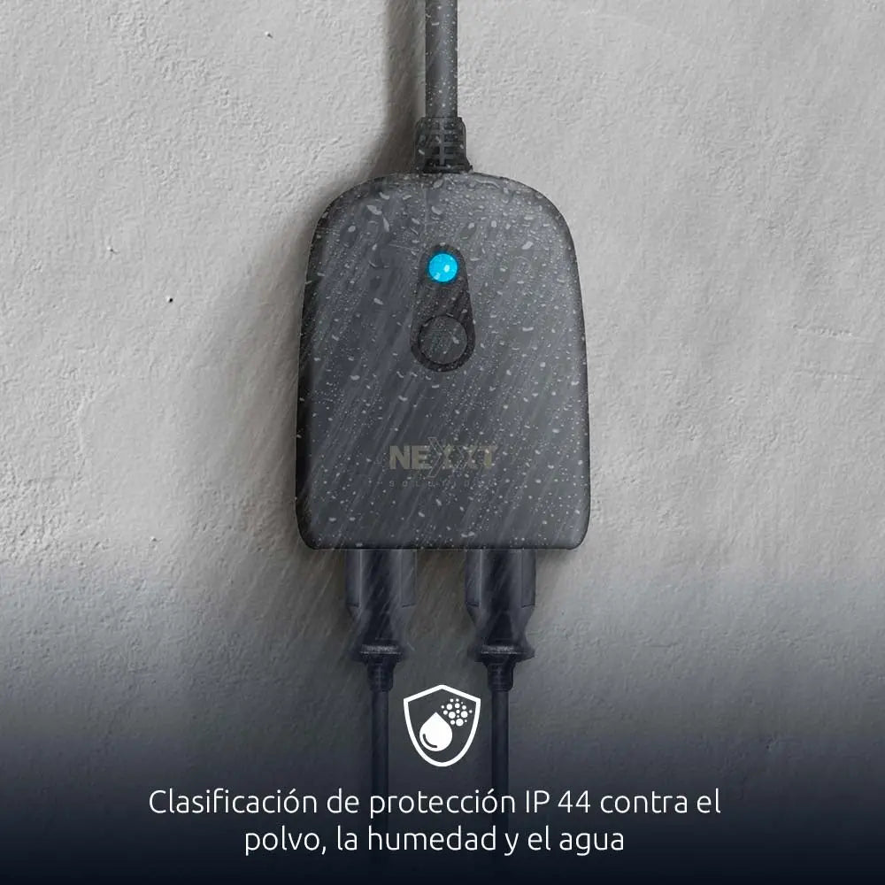 Enchufe Inteligente Dual Wi-Fi para Exteriores Nexxt (NHP-O610)