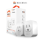 Enchufe Inteligente Wi-Fi Pack 2 Unidades Nexxt (AHIWPSO4U12PK)