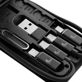 Estuche Portátil Multifuncional para Almacenamiento con Cable Tipo C Xtech XTC-570