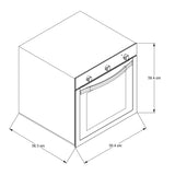 Horno Eléctrico 24" Empotrable de Acero Inoxidable Whirlpool (WOE120S) yapcr.com Costa Rica