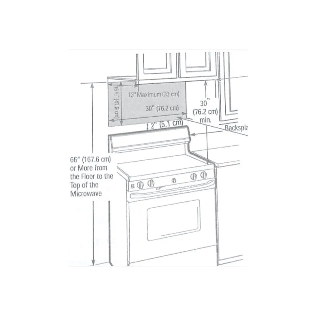 Horno Microondas Acero Inoxidable con Extractor Gines Electric (GEBMW440) yapcr.com Costa Rica