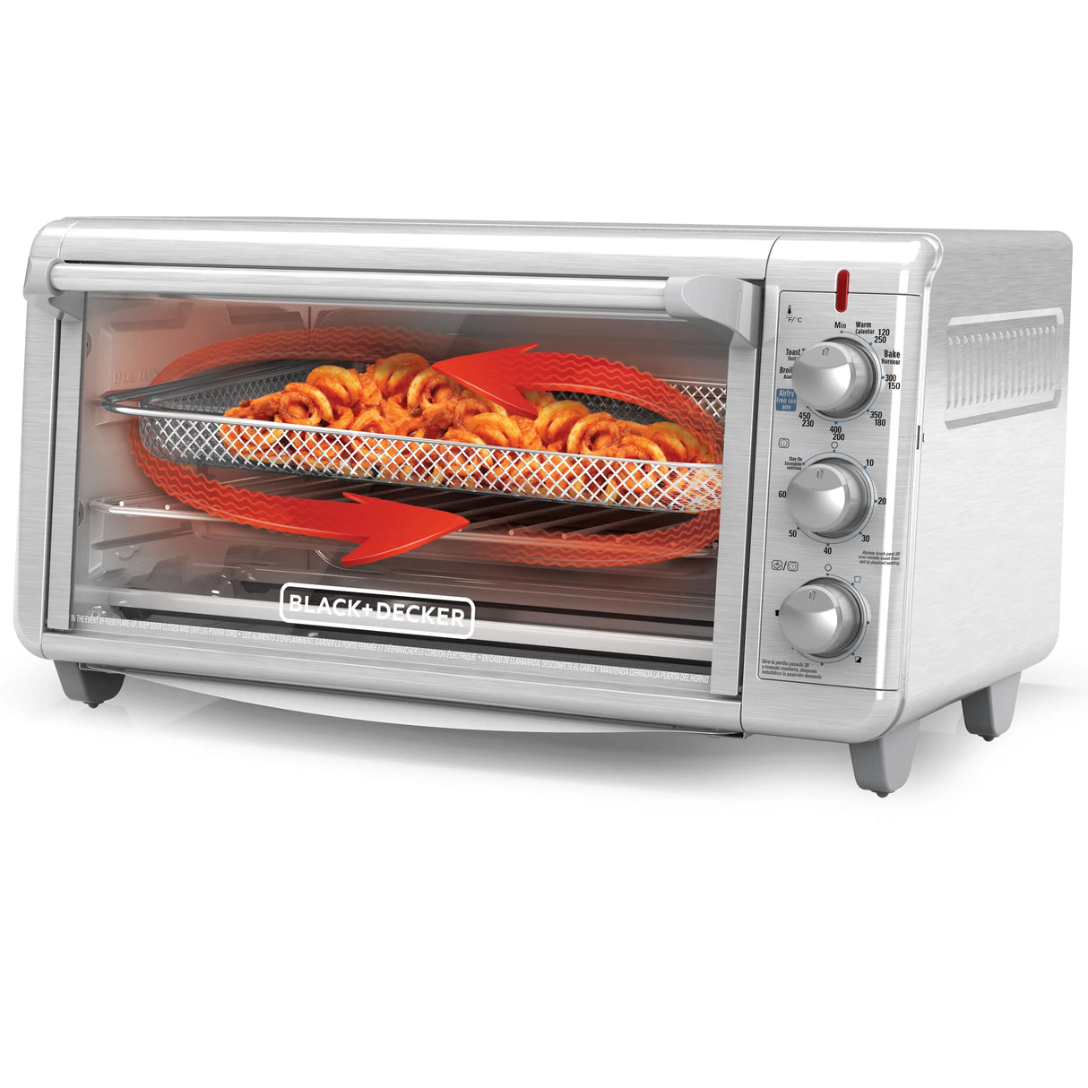 Horno Tostador con Freidora de Aire Black+Decker (TO3265xSS-LA) yapcr.com Costa Rica