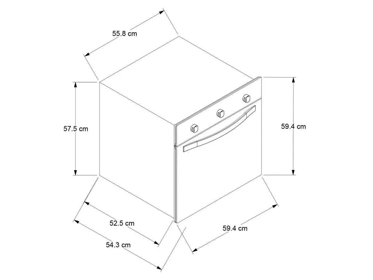 Horno de Gas 24" Empotrable Whirlpool (WOA105F) yapcr.com Costa Rica