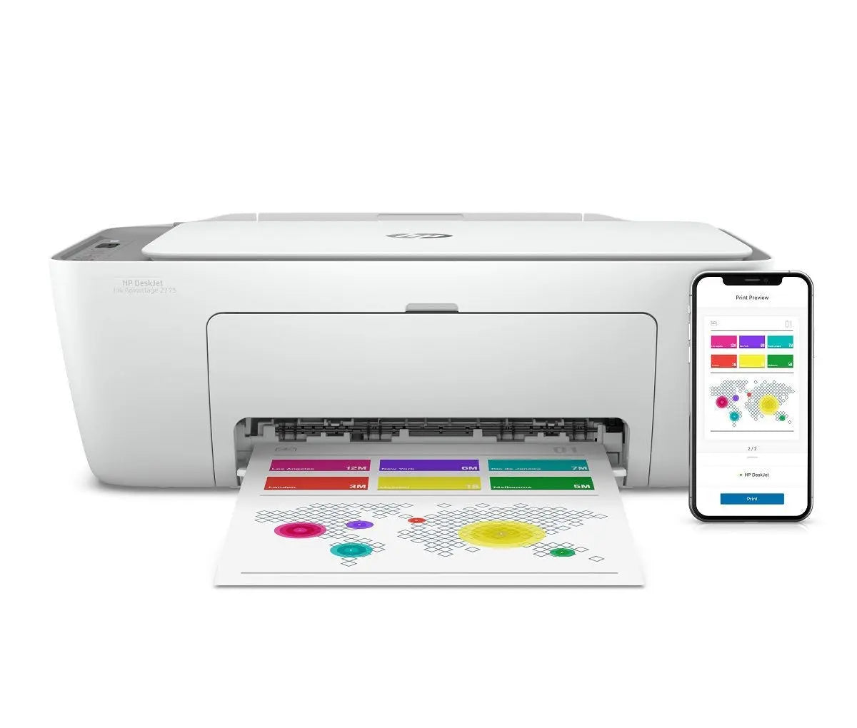 Impresora Multifuncional HP Deskjet Ink Advantage All-in-One 2775