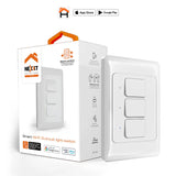 Interruptor de 3 Circuitos Inteligente Wi-Fi Nexxt (NHE-T100)