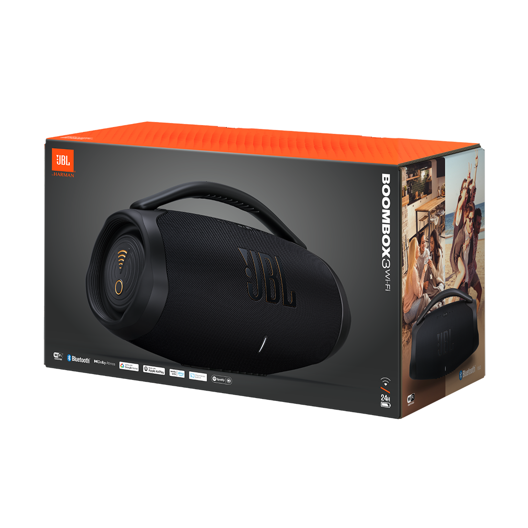 Parlante Inalámbrico Portátil JBL Boombox 3 Wi-Fi Negro (JBLBB3WIFIBLKAM) yapcr.com Costa Rica