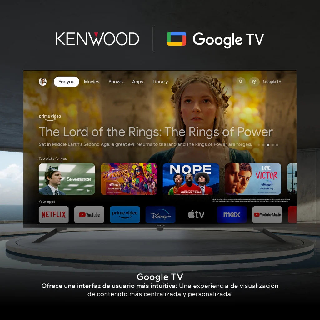 Pantalla 50" Smart TV 4K UHD Kenwood (LTK-K50B53G4) yapcr.com Costa Rica