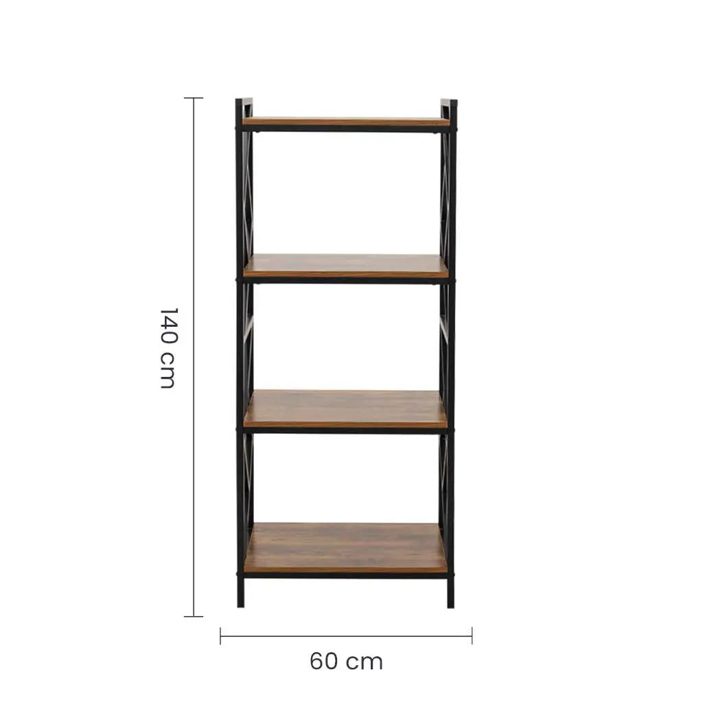 Librero de 4 Estantes con Diseño Tokoa (AC-493) yapcr.com Costa Rica