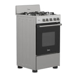 Cocina de Gas Midea 4 Quemadores 20" Gris (MGS20F0BKAGG-CA) yapcr.com Costa Rica