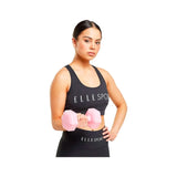 Mancuernas Elle Sport Dumbbell 2 Kg x 2 Rosadas (SR7578)