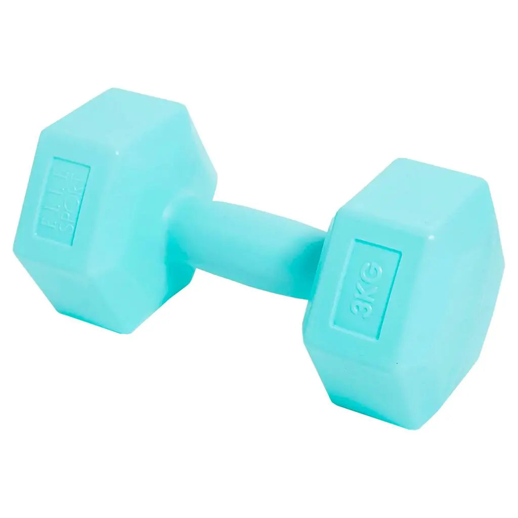 Mancuernas Elle Sport Dumbbell 3 Kg x 2 Verde Agua (SR7579)