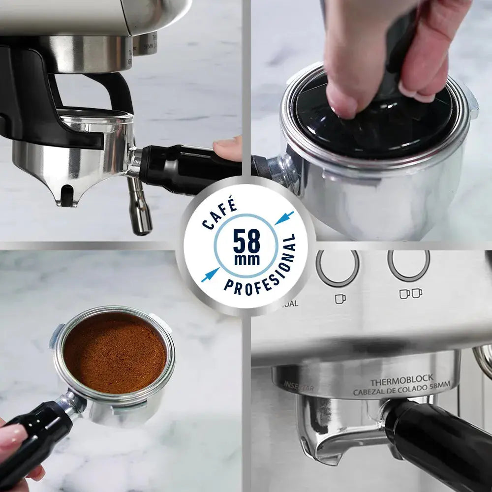 Máquina para Café Espresso con Molino Integrado Oster Perfect Brew (BVSTEM7300) yapcr.com Costa Rica