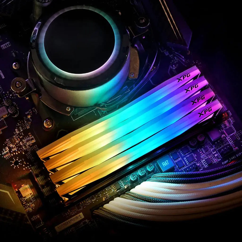 Memoria RAM - DDR4 - 3200 MHz - 8 GB - XGP Spectrix D60G RGB (AX4U32008G16A-ST60) yapcr.com Costa Rica