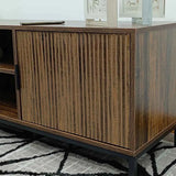 Mesa para TV con 2 Puertas y Diseño Rústico Tokoa (ME-603) yapcr.com Costa Rica