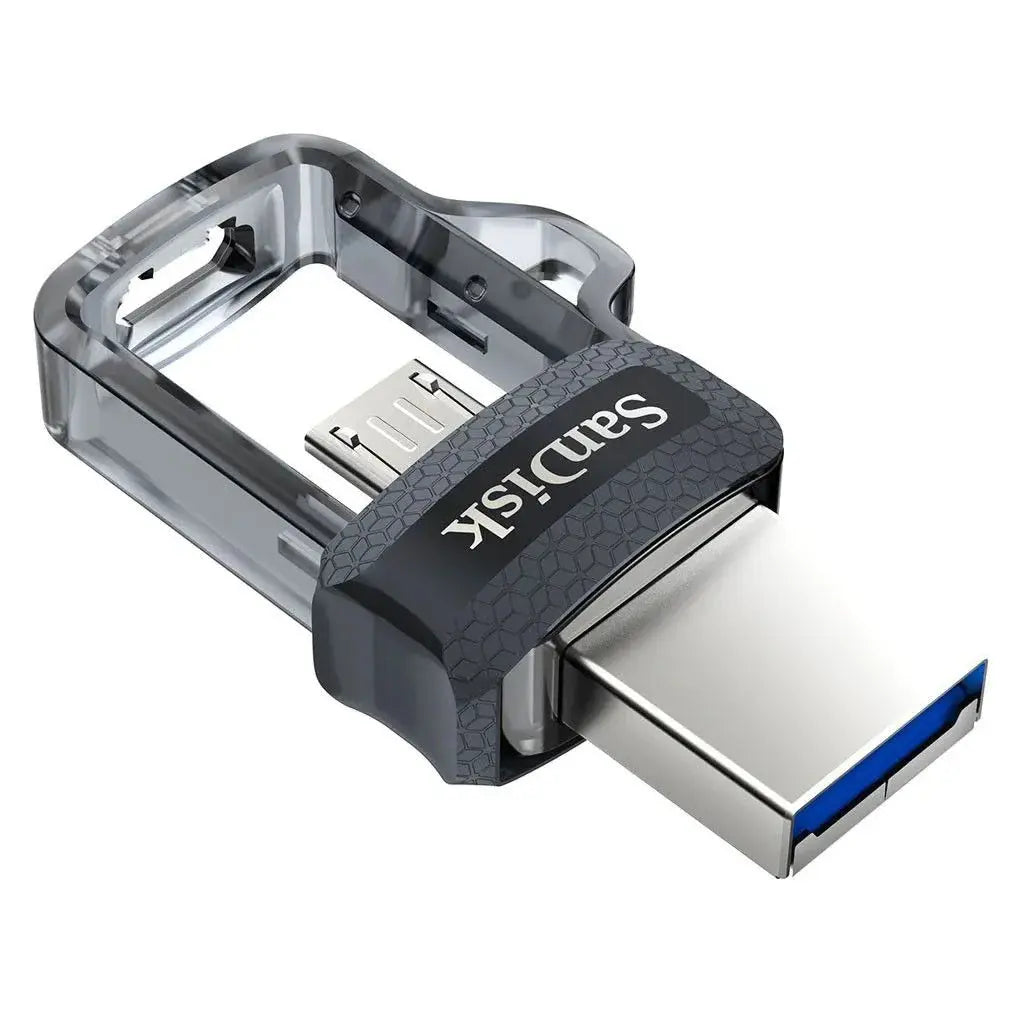 Memoria Flash USB Dual 32 GB - USB 3.0/Micro USB SanDisk (SDDD3-032G-G46)