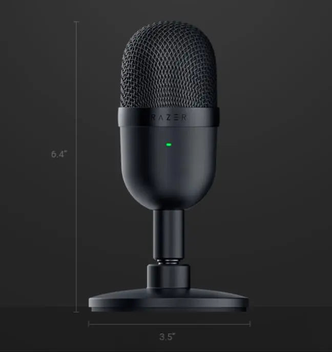 Micrófono Portátil Razer Seiren Mini Negro (RZ19-03450100-R3U1)